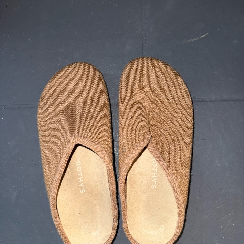 Rothy's Tan Slip-On Loafers